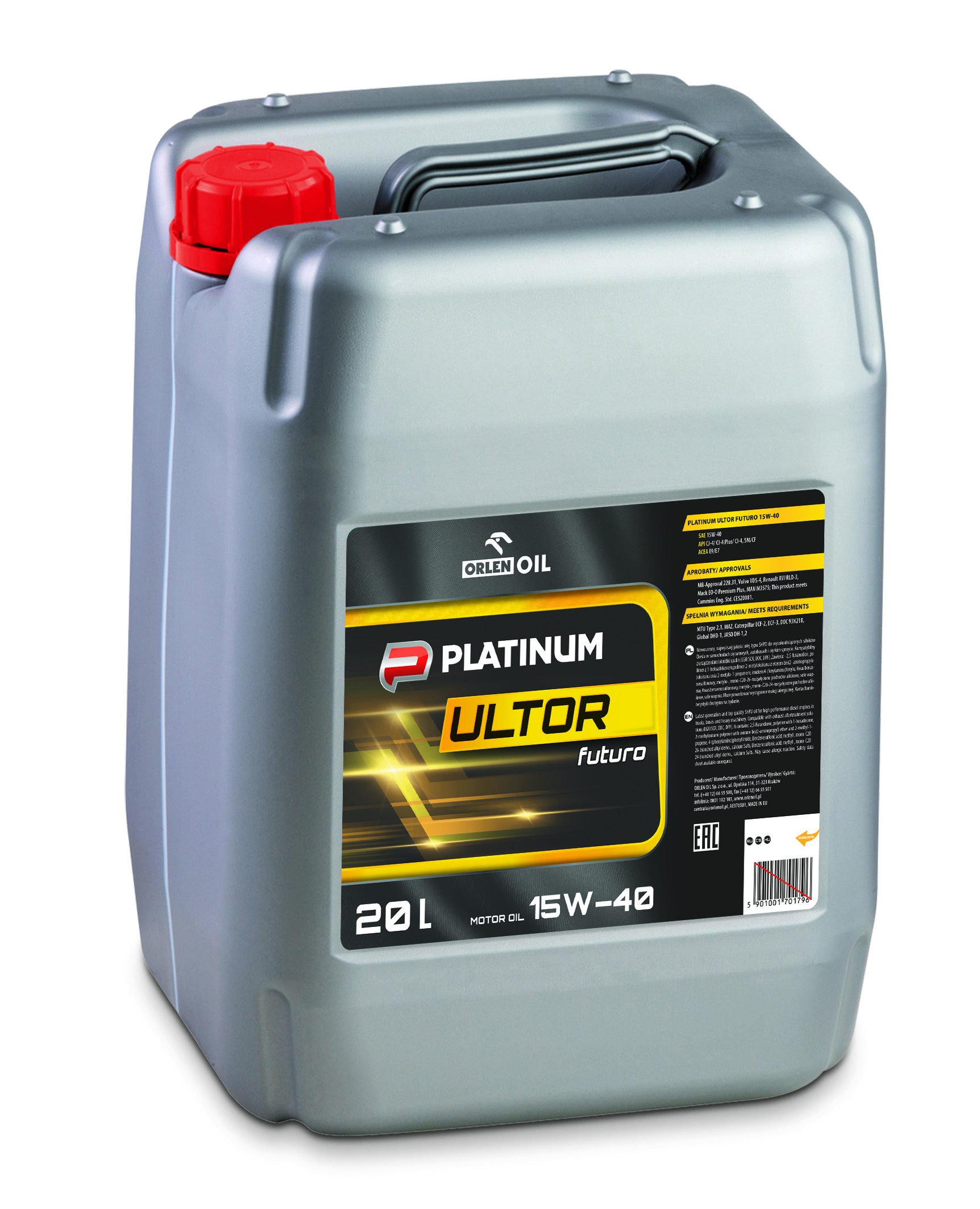 Orlen Oil Platinum Ultor Futuro 15W-40